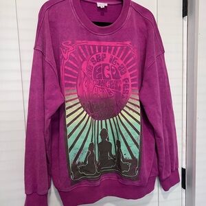 Le Lis Pink Sweatshirt